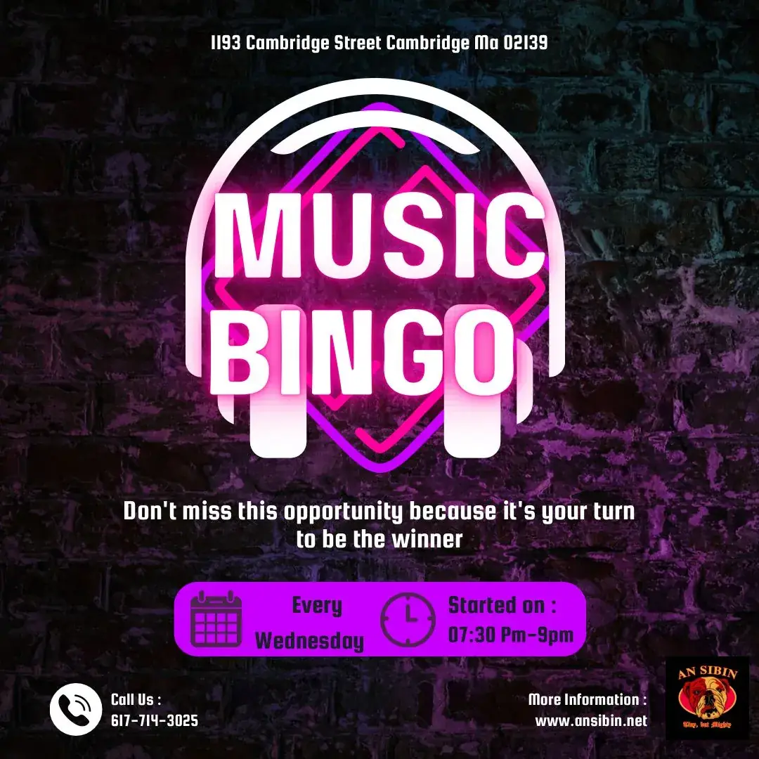 Music Bingo event